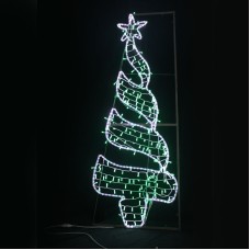 CHRISTMAS TREE 270 ΚΑΙ 200 LED ΛΑΜΠΑΚΙΑ ΨΥΧΡΟ ΛΕΥΚΟ ΣΥΝ ΠΡΑΣΙΝΟ ΣΤΑΘΕΡΑ IP44 750x200cm ΣΥΝ 1.5m | Aca | X082702219